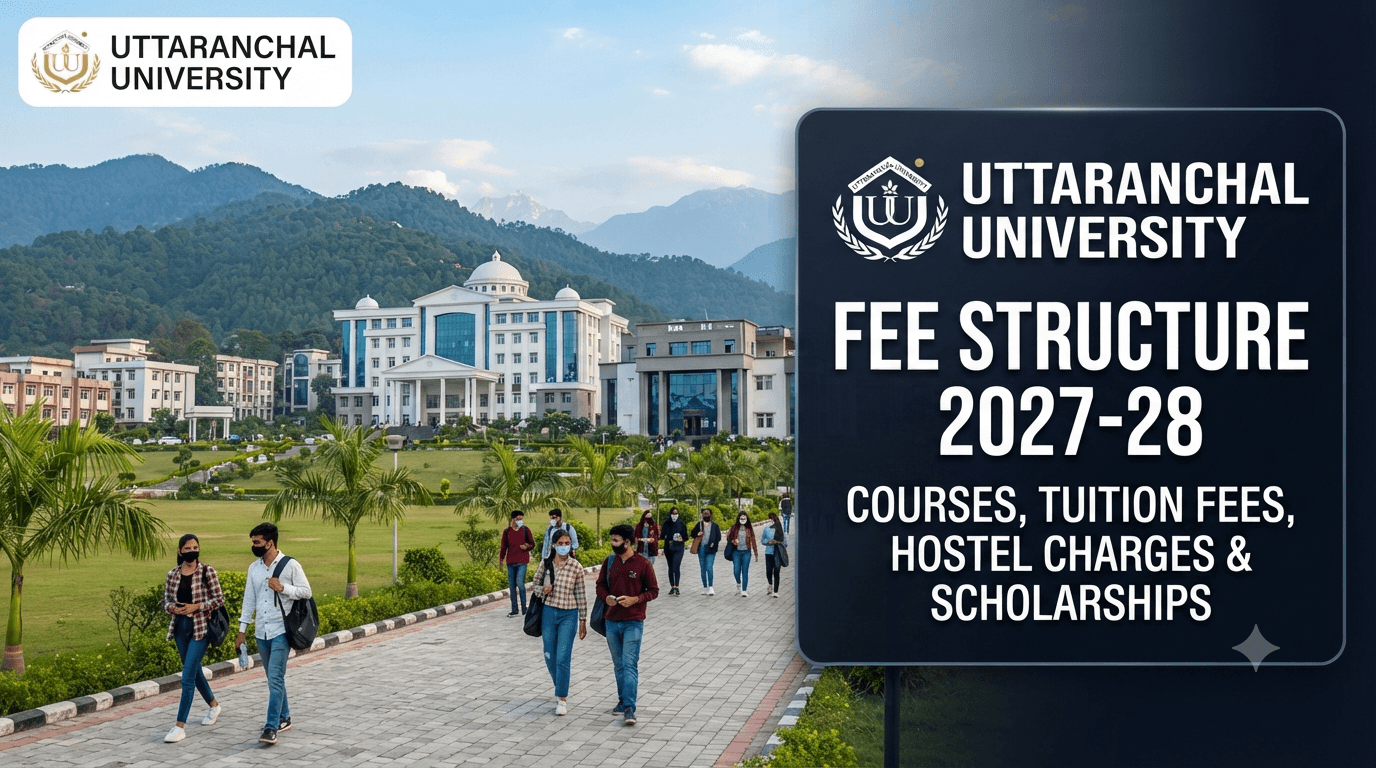 Uttaranchal University Fee Structure 2027-28: Courses, Tuition Fees, Hostel Charges and Scholarships