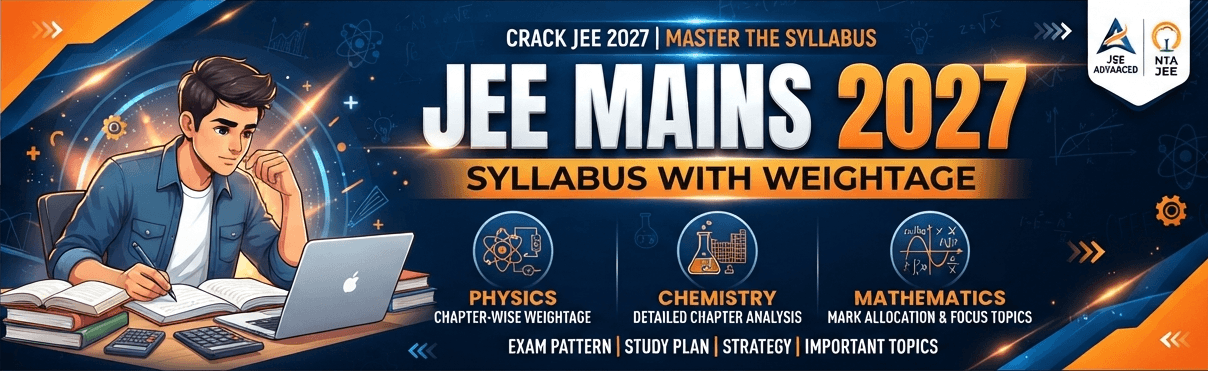 JEE Mains 2027 syllabus with weightage PDF download
